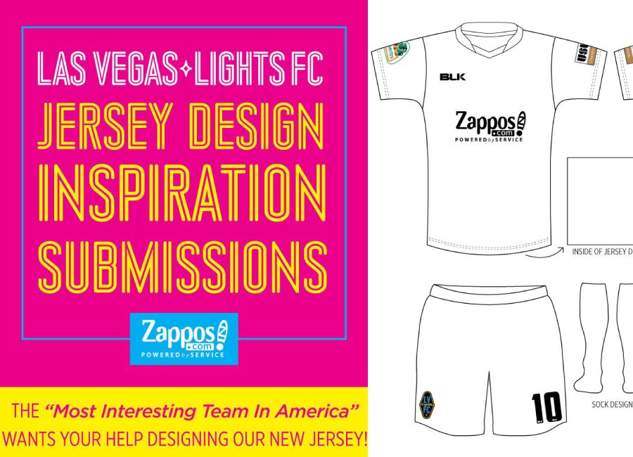 Las Vegas Lights ask fans to help design their 2020 Kit #kitdesign #footballkitdesign #conceptkit #VivaLights