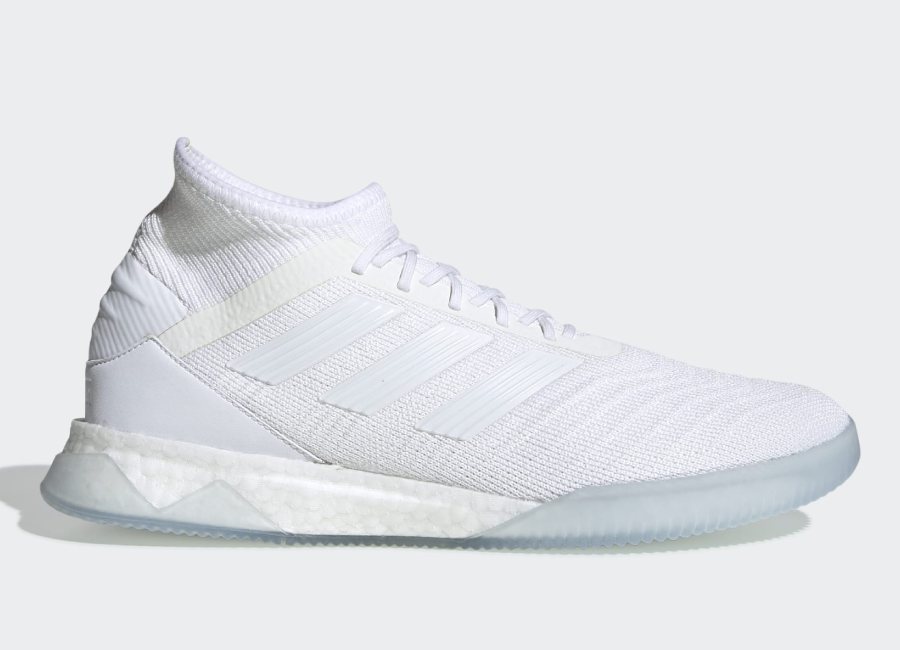 Adidas Predator 19.1 Trainers - Ftwr White / Ftwr White / Football Blue #adidasfootball #adidassoccer