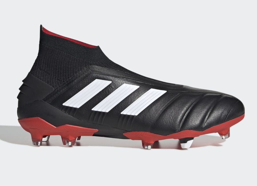 Adidas Predator 19+ 25 Year FG - Black / Red #footballboots #adidasfootball