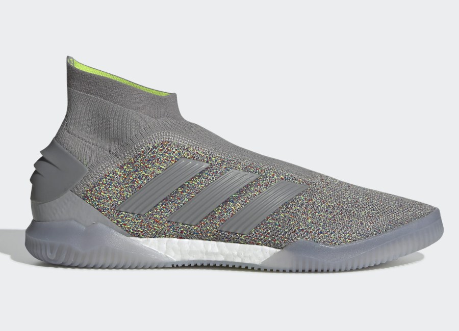 Adidas Predator 19+ Celebration Trainers - Ch Solid Grey / Active Red / Solar Yellow #adidasfootball
