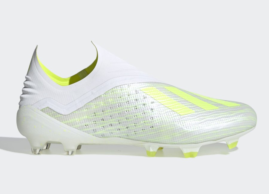Adidas X 18+ Virtuso FG - Ftwr White / Solar Yellow / Off White #adidasfootball #footballboots #adidassoccer