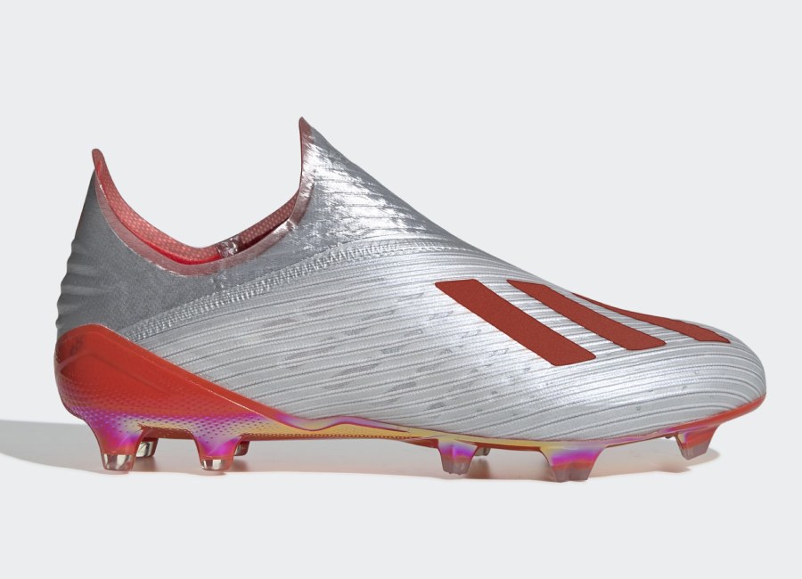 Adidas X 19+ FG 302 Redirect - Silver Met / Hi-Res Red / Ftwr White #Adidasfootball #Footballboots #Adidassoccer