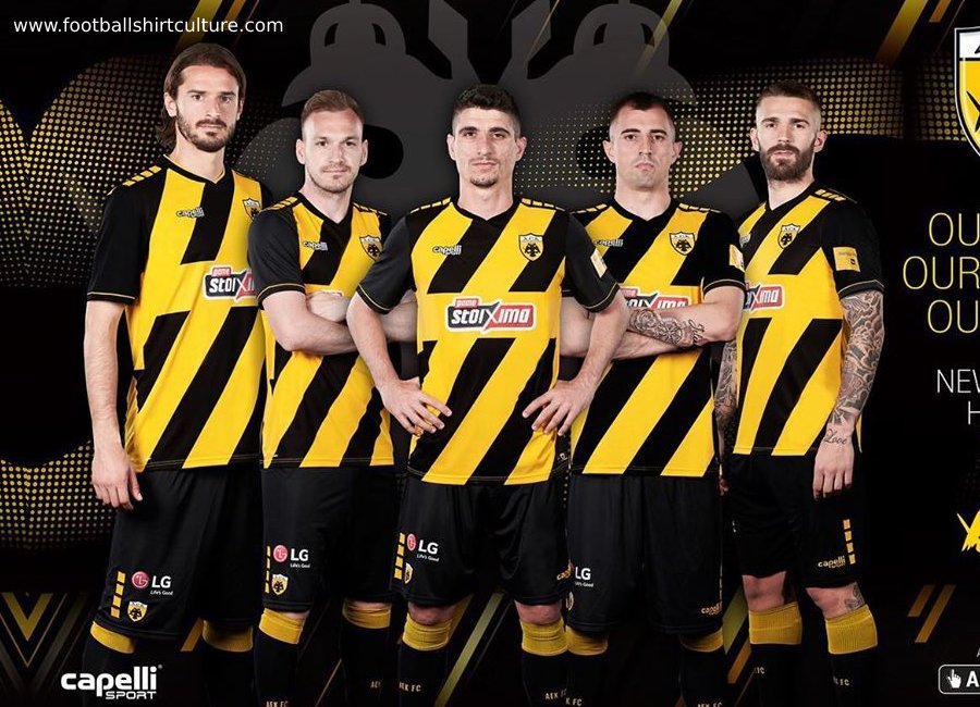 AEK Athens 2019-20 Capelli Sport Home Kit #AEKAthens #aekfamily #aekfc