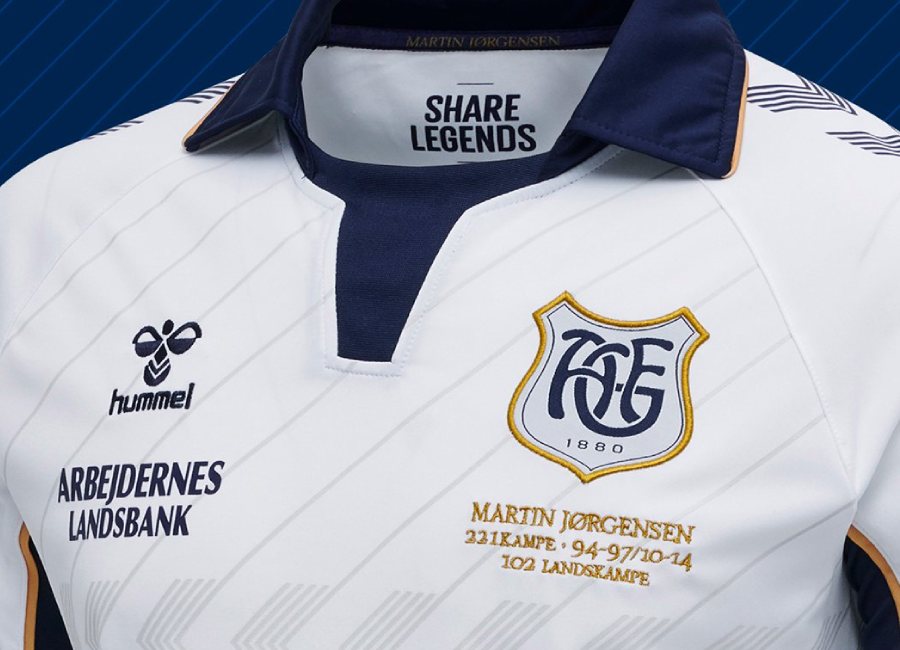 AGF Aarhus 2019 Hummel Martin Jørgensen Legend Jersey #AGFAarhus #ksdh #sharelegends