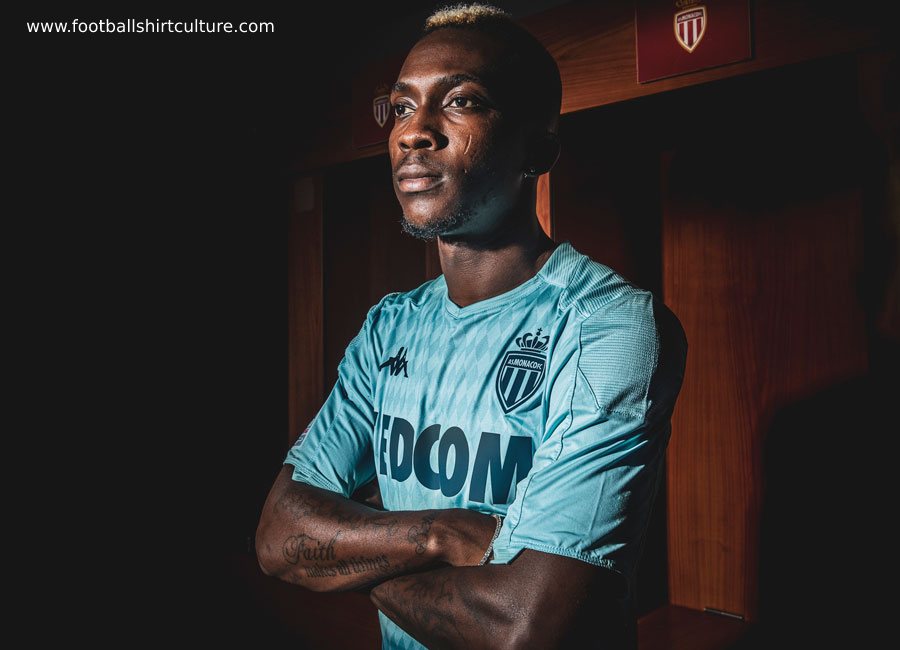 AS Monaco 2019-20 Kappa Third Kit #ASMonaco #footballshirt