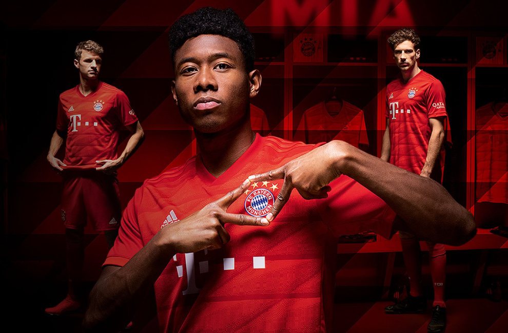 Image result for bayern home jersey 2019/20