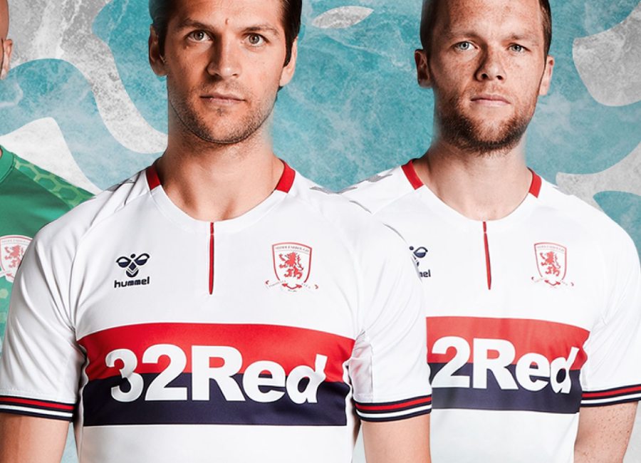 Middlesbrough FC Football Shirt Away Soccer Jersey 2019/20 Hummel Size XL 