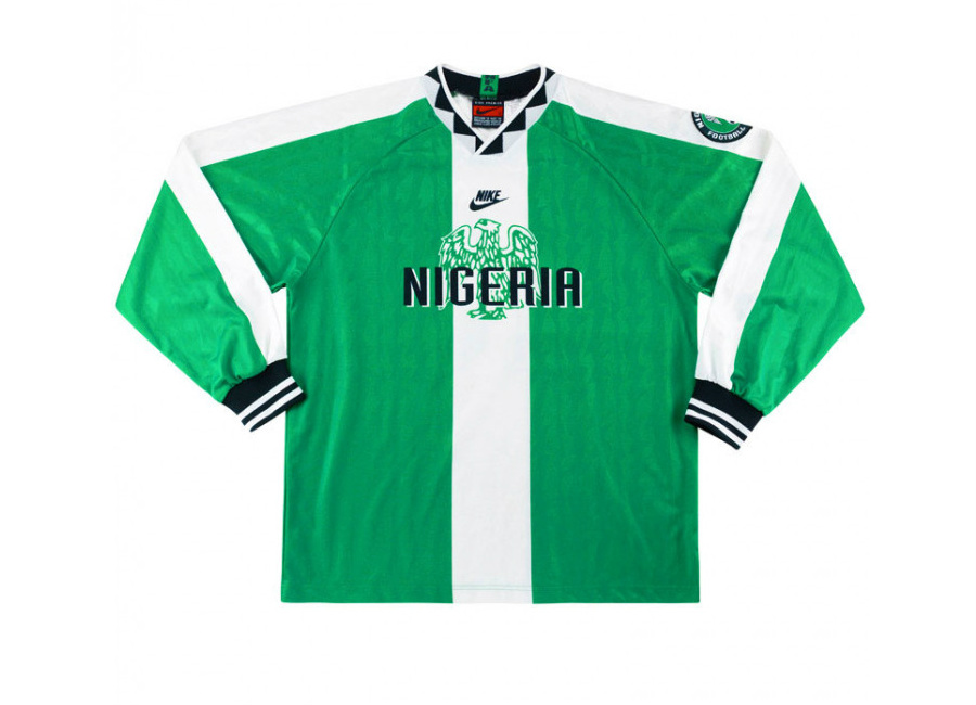 Nike 1996-98 Nigeria Match Issue Home Shirt #matchworn #nikefootball #footballshirt