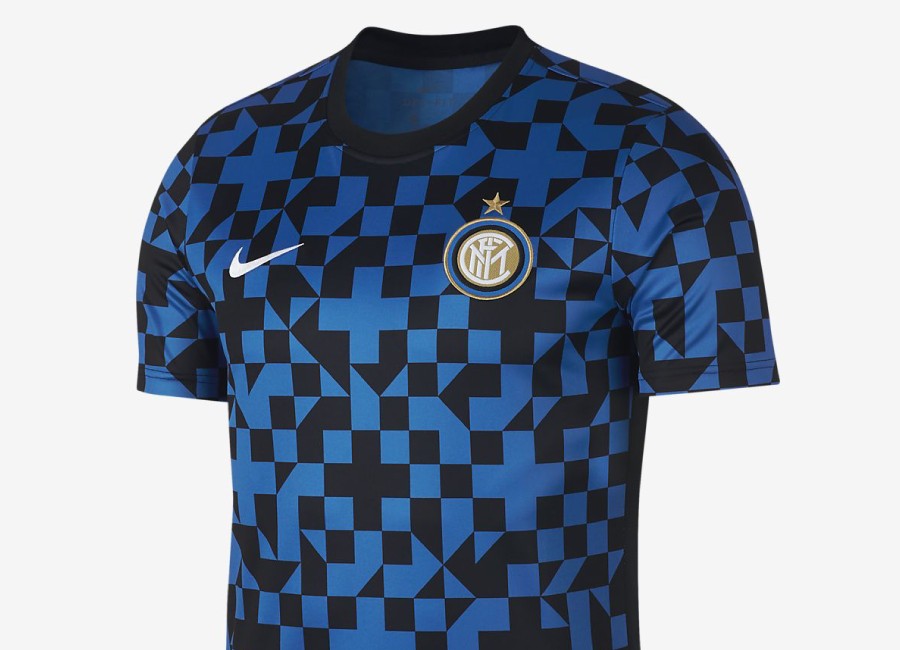 Nike Dri-FIT Inter Milan Football Top - Blue Spark / Blue Spark / Black / White #fcinter #intermilan #nikefootball