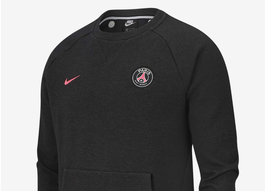 Nike Paris Saint-Germain Crew - Black / Anthracite / Hyper Pink