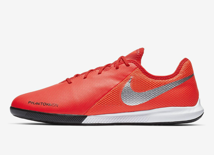 Nike PhantomVSN Academy Game Over IC - Bright Crimson / Gym Red / Black / Metallic Silver #futsal #nikefootball #nikesoccer