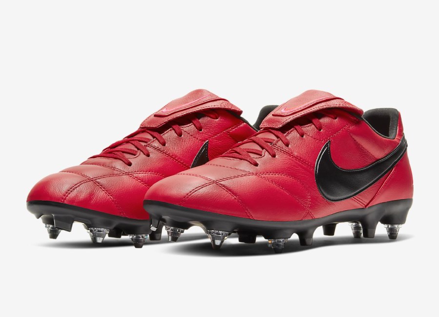 Nike Premier II Anti-Clog Traction SG-PRO - University Red / Laser Crimson / Black #nikefootball #footballboots