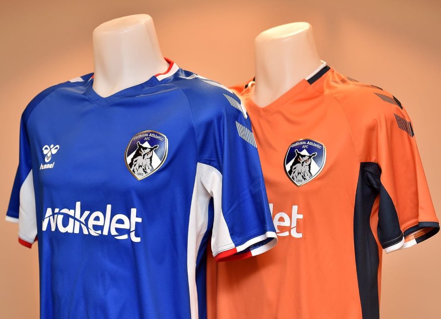 Oldham Athletic 2019-20 Hummel Home & Away Kits #OldhamAthletic #oafc