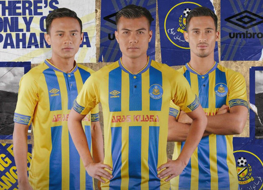 Pahang FA 2019 Umbro Home & Away Kits #PahangFA #Umbro #footballshirt