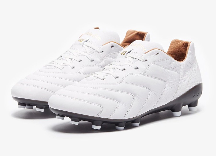 Pantofola Superleggera 2.0 FG - White / Black / Gold #Pantofola #footballboots