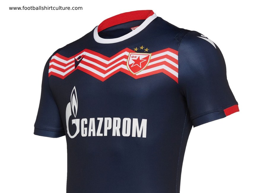 Red Star Belgrade 2019-20 UEFA Away Kit #RedStarBelgrade #footballshirt