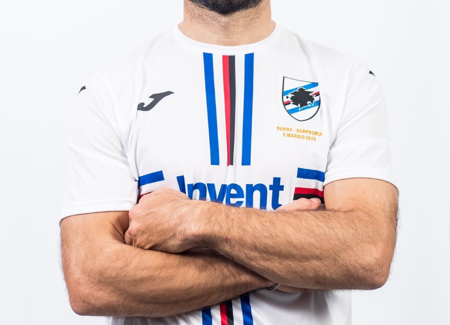 Sampdoria 2019 Joma Blucrociati Shirt #ParmaSampdoria #BluCrociati #Parmacalcio