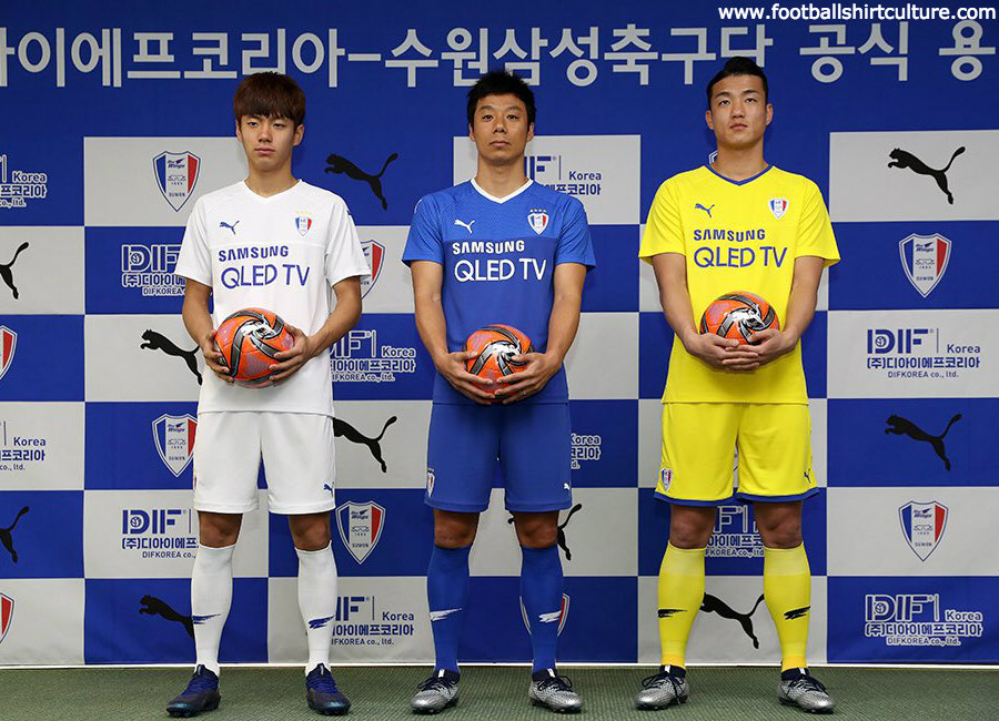 Suwon Samsung Bluewings 2019 Puma Home & Away Kits #kleague #bluewingsfc #suwonbluewings