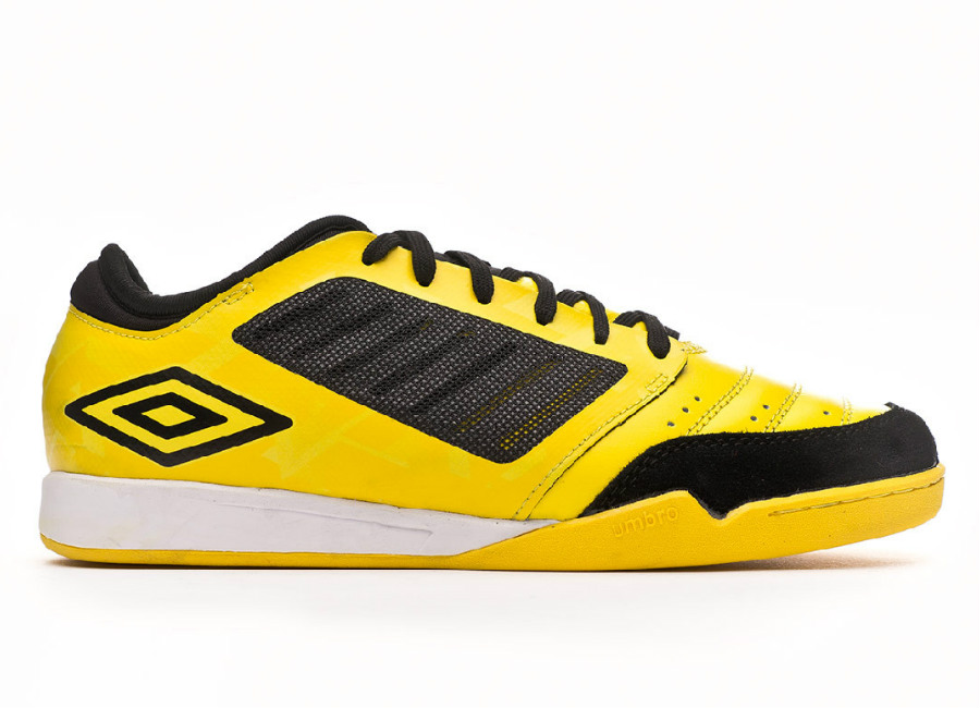 Umbro Chaleira Pro IC - Blazing Yellow / Black / White #futsal #umbro #indoorsoccer