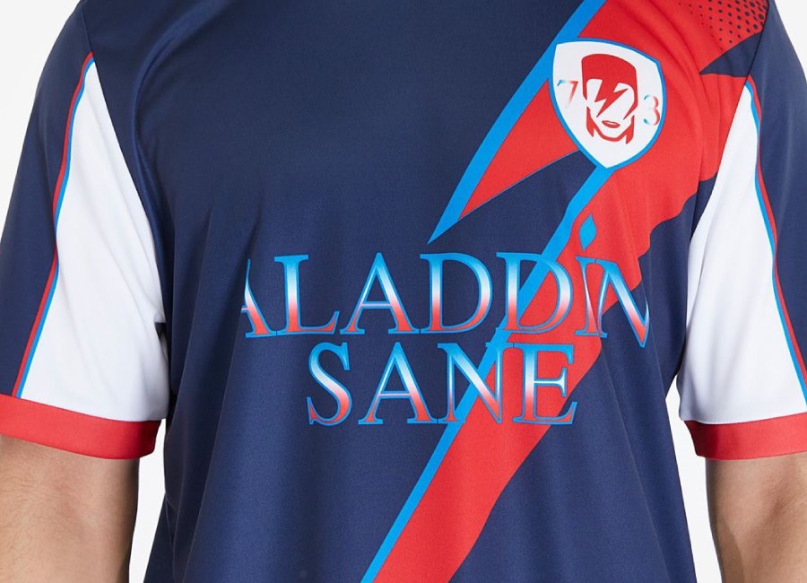 Umbro Rock FC David Bowie - Red White - Navy / Red / White #DavidBowie #footballshirt #umbro