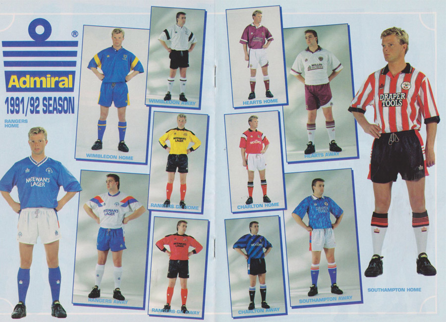 1991/92 Replica World Catalogue Pages