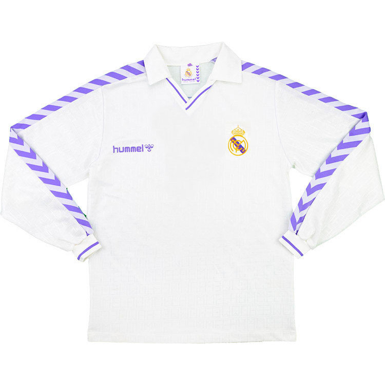Real Madrid 1989-90 Home Shirt