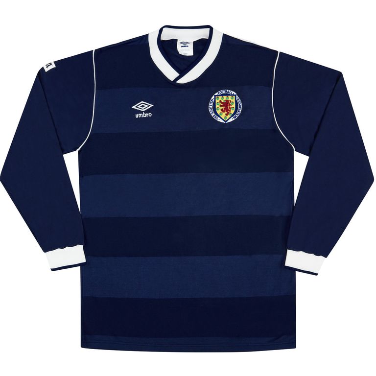 Scotland 1987 Match Worn Home Shirt