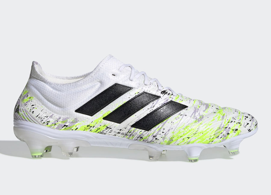 Adidas Copa 20.1 Uniforia FG - Cloud White / Core Black / Signal Green #footballboots #adidasfootball
