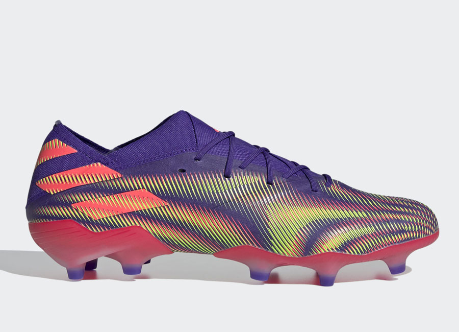 Adidas Nemeziz.1 FG Precision to Blur - Energy Ink / Signal Pink / Signal Green / Coral #adidasfootball #footballboots