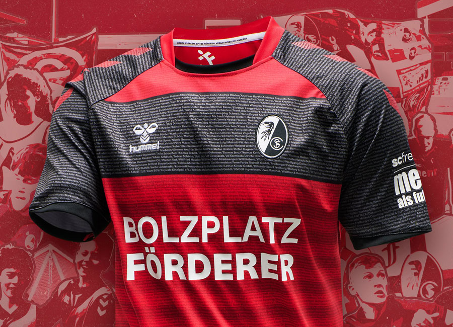 Freiburg 2020 Hummel "Football pitch supporters" Shirt #hummelsport #scfreiburg #SCF #freiburg
