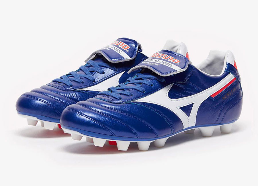 Mizuno Morelia II Made In Japan FG Reflex Blue / White Football