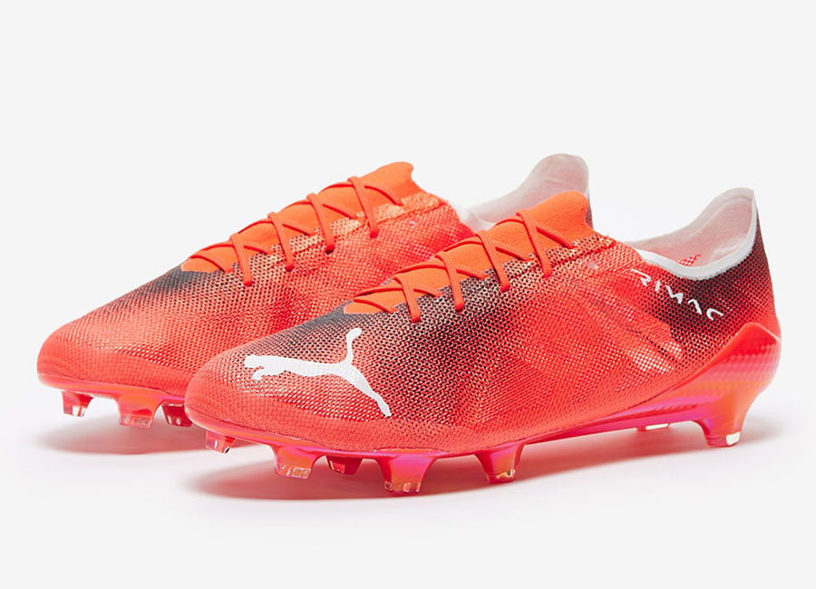Puma Ultra SL X RIMAC FG/AG - High Risk Red / Peacoat / White #pumafootball #footballboots #rimac