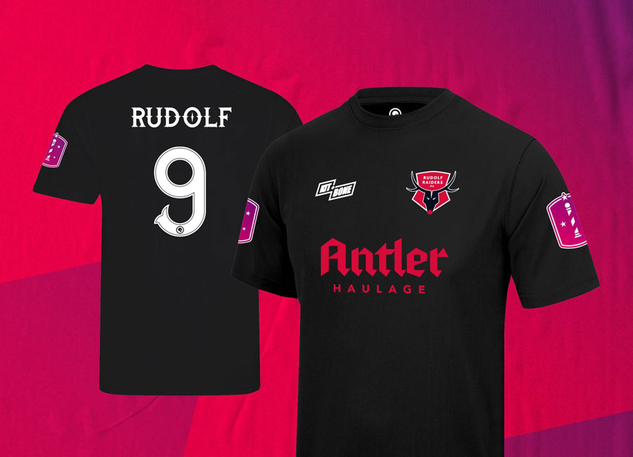 Rudolf Raiders 2020/21 Kit and Bone Jersey #footballshirt