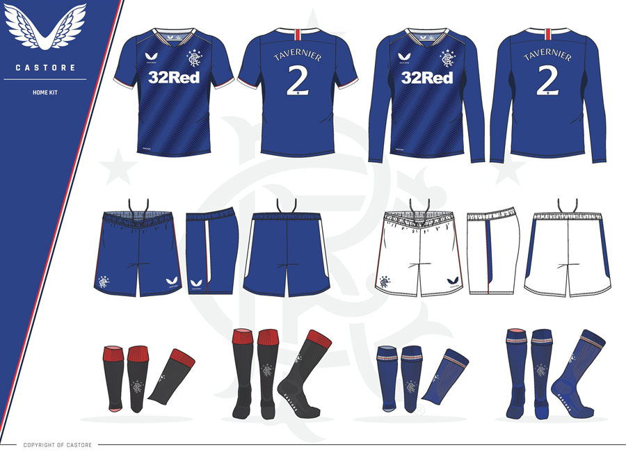 The Rangers’ Rumoured 2020-21 Kits by Castore #rangers #rangersfamily #rangersfc