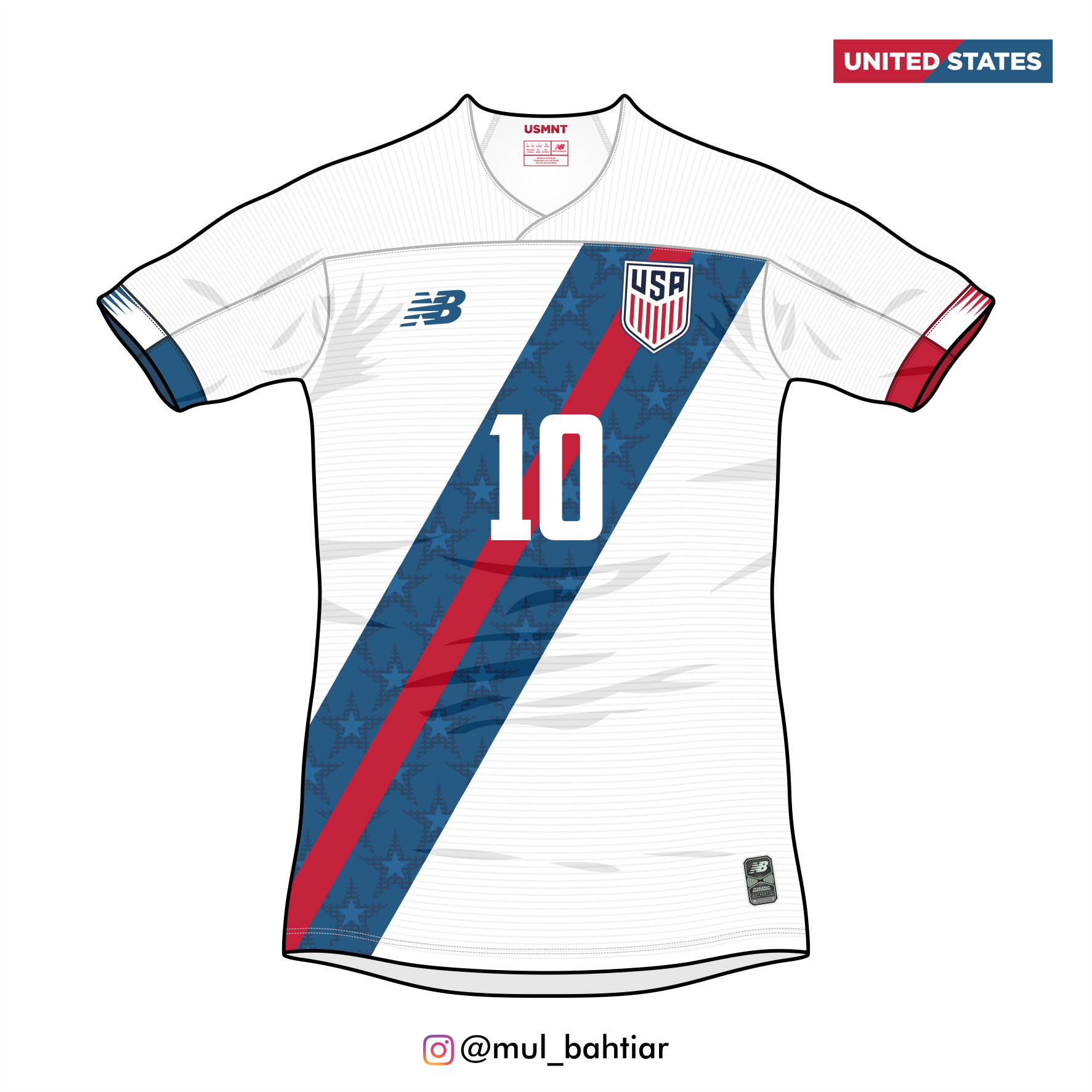United States x New Balance shirt concept - Third