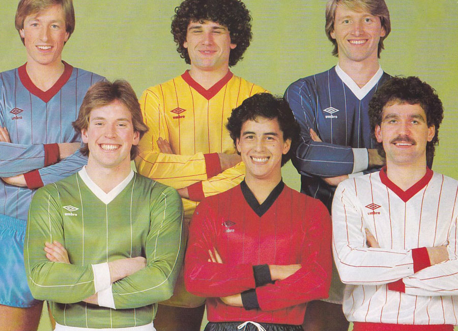 1982/83 Umbro Catalogue Pages #umbro #footballshirt #vintagefootball
