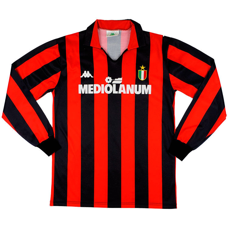 AC Milan 1988-89 Home Shirt #ACMilan #forzamilan #shirtcollector