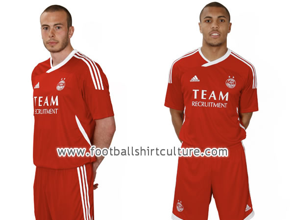 Aberdeen 11/12 Adidas Home Football Kit
