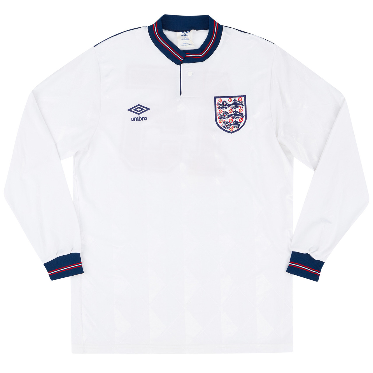 England 1988 U-21 Match Issue Home Shirt #matchworn #footballshirt #shirtcollector