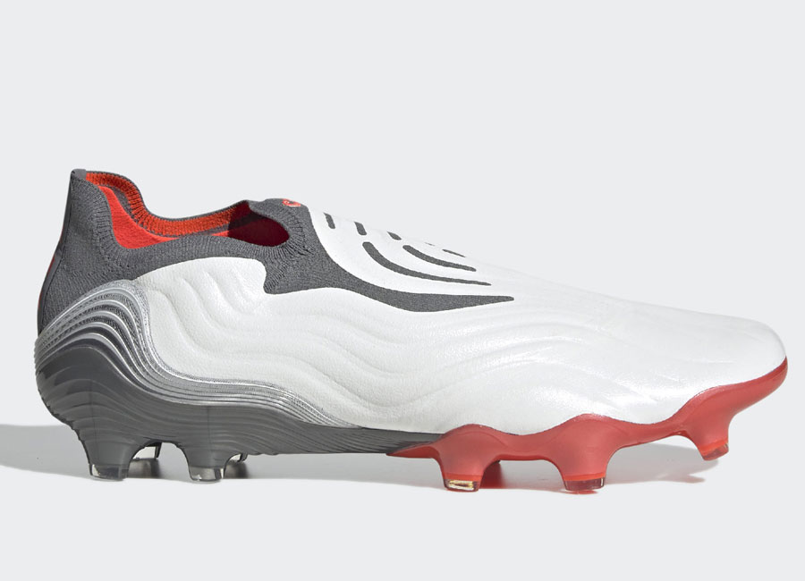 Adidas Copa Sense+ FG WhiteSpark - Cloud White / Iron Metallic / Solar Red