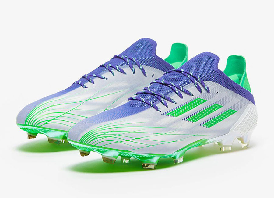 Adidas X Speedflow.1 Adizero FG Prime X - Cloud White / Screaming Green / Sonic Ink #footballboots #adidasfootball