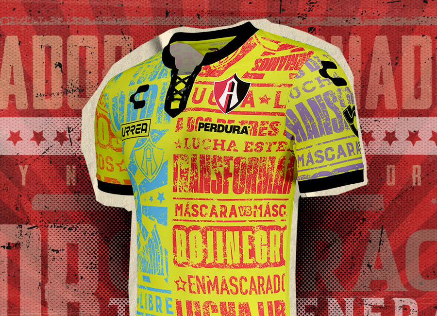 Atlas FC X Lucha Libre AAA 2021/22 Charly Special Edition Jersey #DelRingALaCancha #AtlasFC #CharlyFutbol