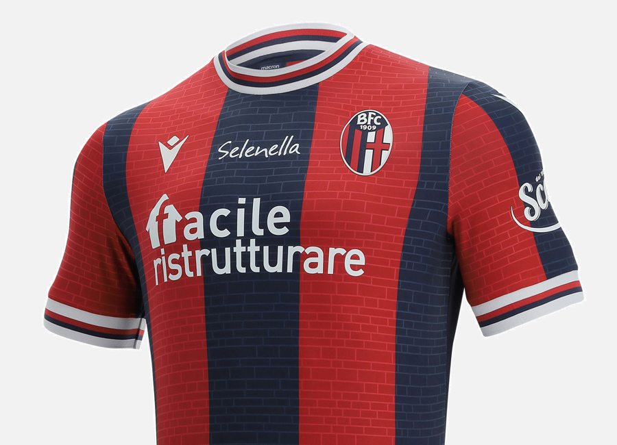 Bologna 2021-22 Macron Home Shirt #ForzaBFC #Bologna #Bolognafc #macronsports