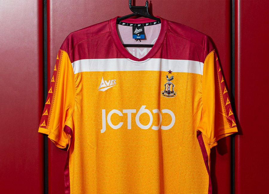 Bradford City 2021-22 Avec Fourth Kit #BradfordCity #TakeMeHome #bcafc