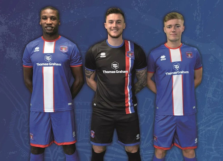 Carlisle United 2021-22 Erreà Home and Away Kits #cufc #CarlisleUnited #CarlisleUnitedfc #Erreà