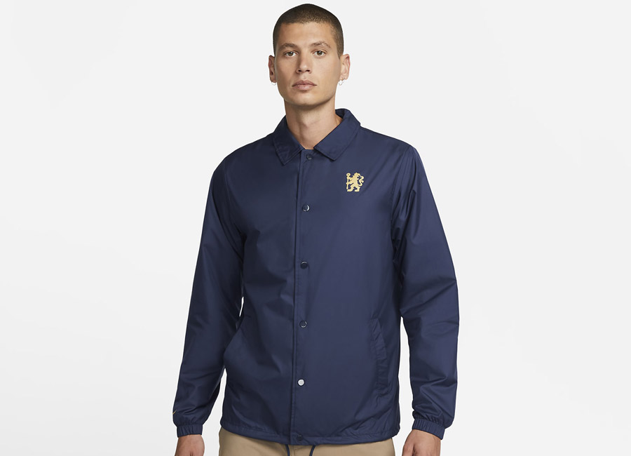 Chelsea Nike Storm-FIT Jacket - Blackened Blue / Jersey Gold