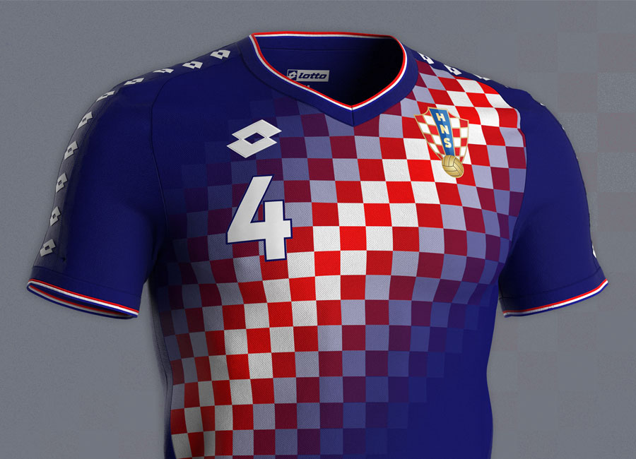 Croatia X Lotto Shirt Concept by TRIDENTE