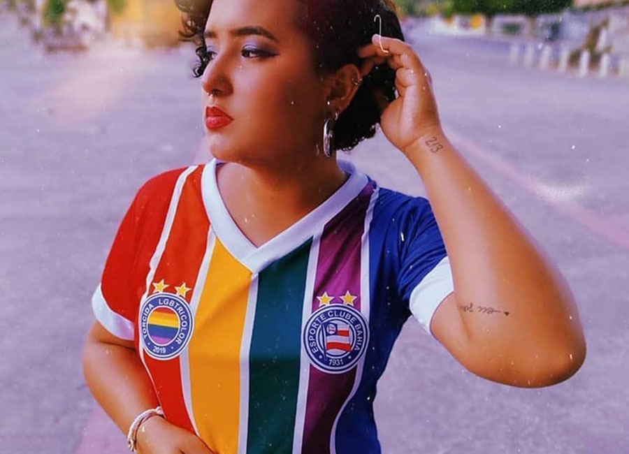 EC Bahia 2021 LGBTricolor shirt #ecbahia #LGBTricolor #BBMP