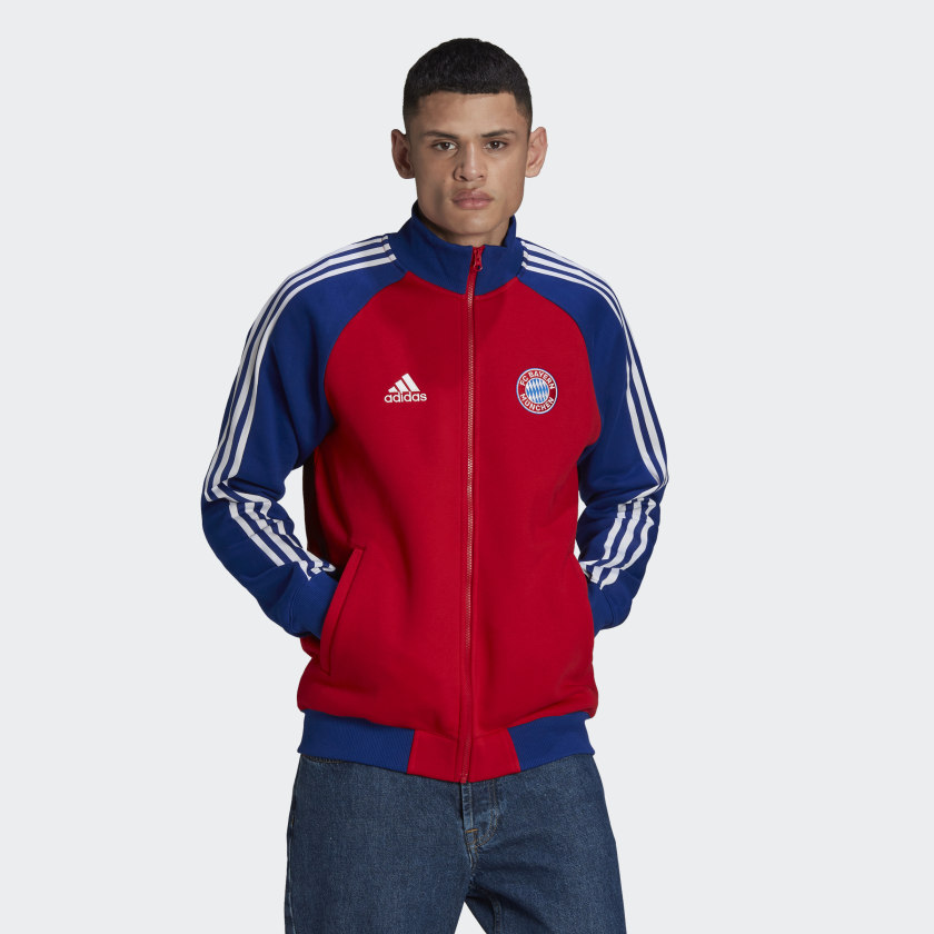 FC Bayern Tiro 21 Anthem Jacket - FCB True Red / Mystery Ink