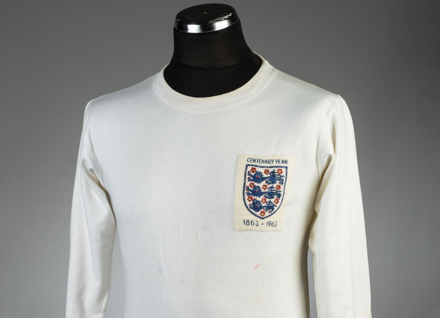 Going, Going, Gone - Jimmy Armfield's England 1963 Centenary Home Jersey
